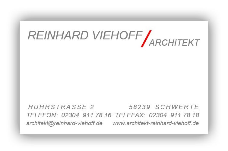 Visitenkarte Reinhard Viehoff